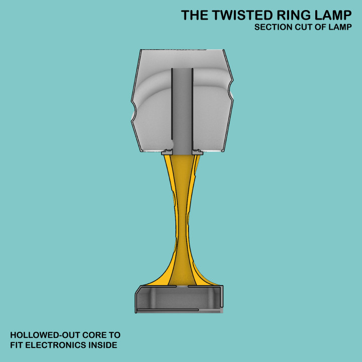 The Twisted Ring Lamp image