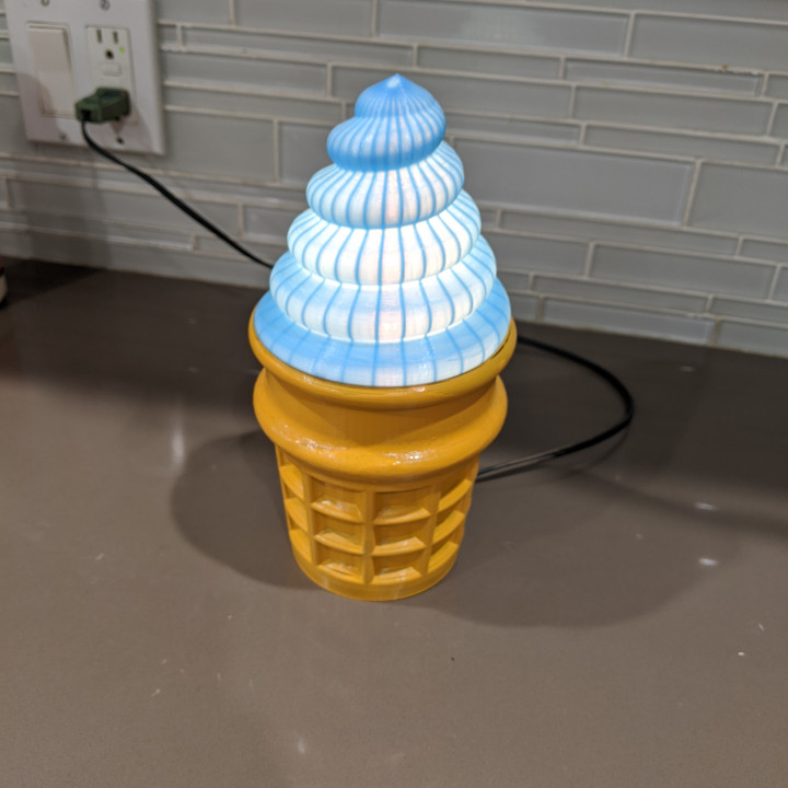 Soft Serve Ice Cream Mood Lamp image