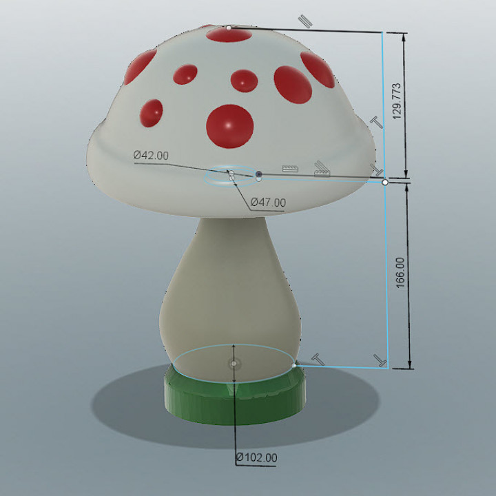 Mushroom Mood lamp image