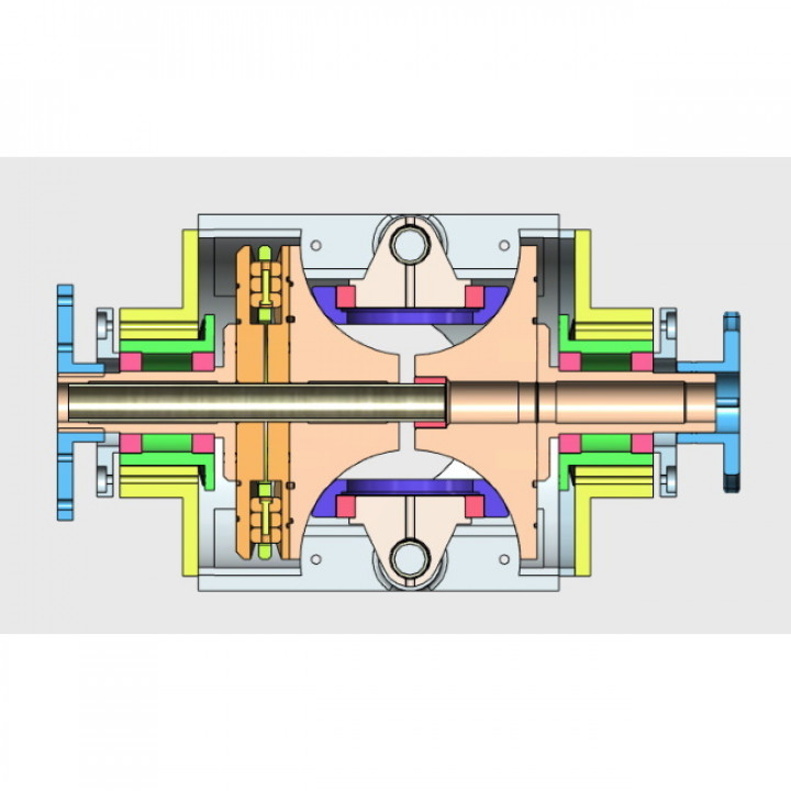 Jet Engine Component: CVT(CSD), Toroidal type image