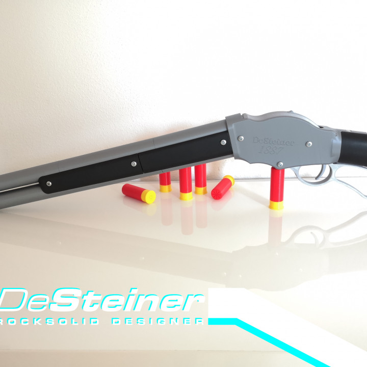 DeSteiner Model 1887 - mechanically working Winchester Prop Gun image