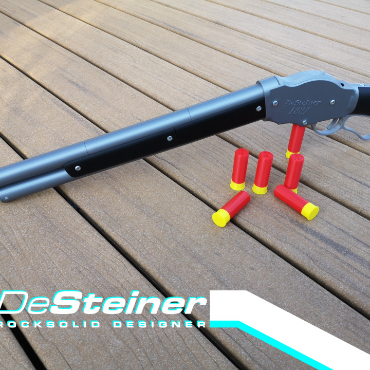DeSteiner Model 1887 - mechanically working Winchester Prop Gun image