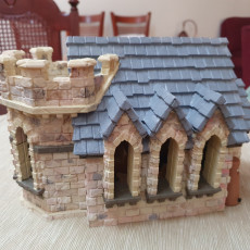 Picture of print of Dark Realms Fantasy Scenery - Chapel