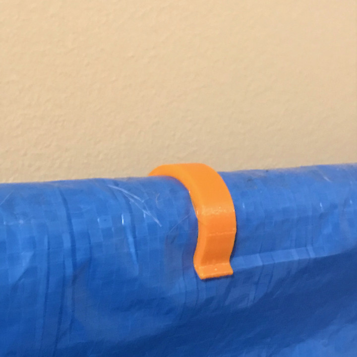 PVC pipe cloth clip image