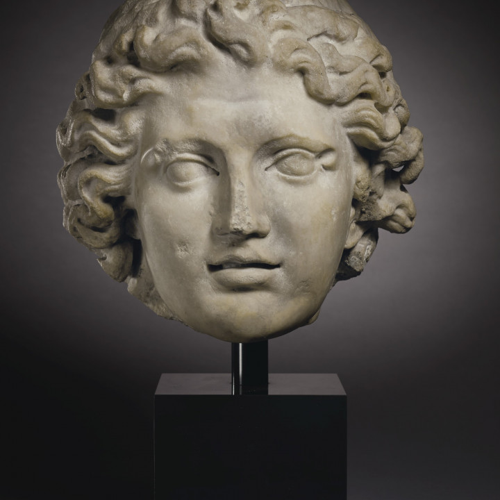 Monumental Portrait Head of Alexander the Great image