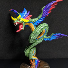 Picture of print of Quetzalcoatl the Snake God (AMAZONS! Kickstarter)