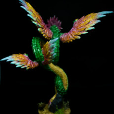 Picture of print of Quetzalcoatl the Snake God (AMAZONS! Kickstarter)