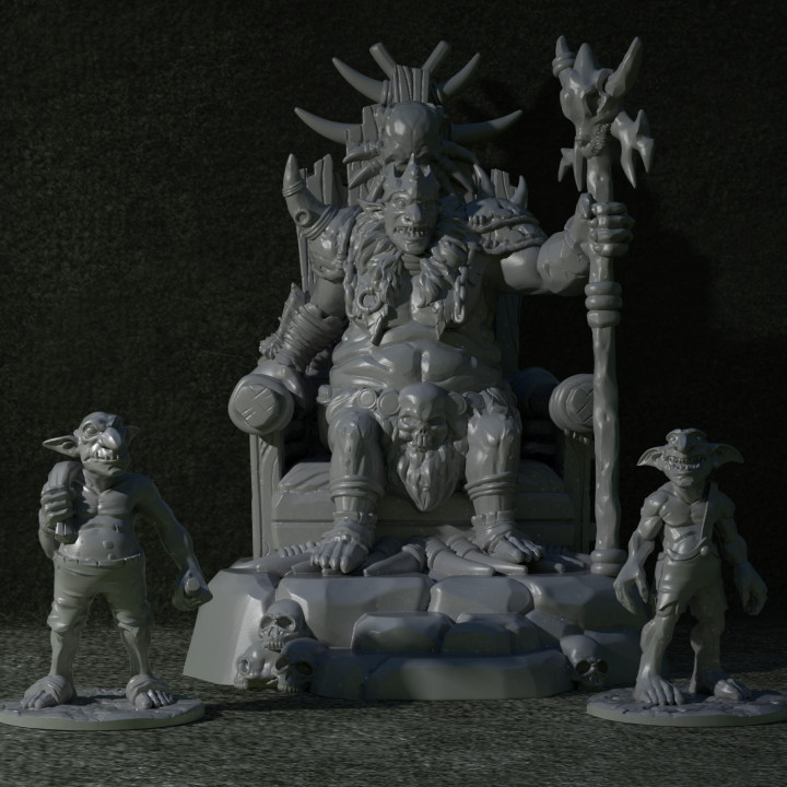 Goblin King in Throne image
