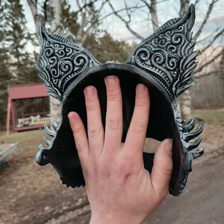 Kitsune inspired half mask image