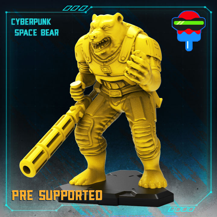 CYBERPUNK SPACE BEAR image
