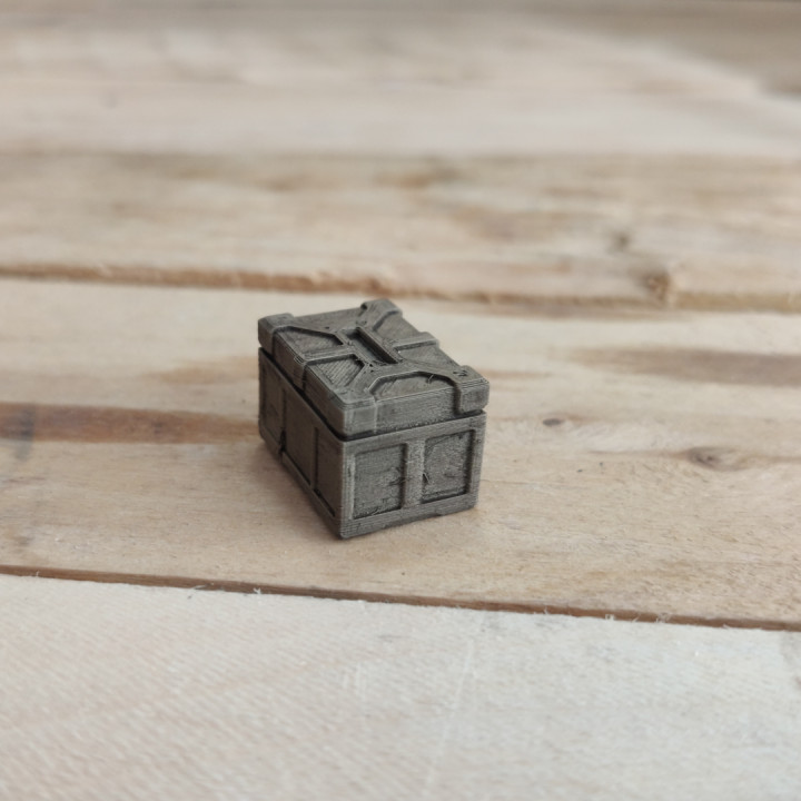 SCIFI CRATES - TABLETOP AND DIORAMAS image