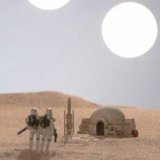 Picture of print of Luke Skywalker's Home, Tatooine - Star Wars