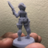Irvina - From Wasteland - 32mm - DnD - print image