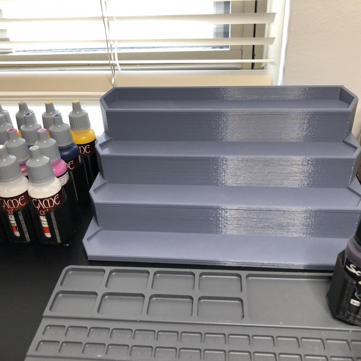 Storage rack system for Hobby paints image