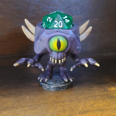 Picture of print of Nothic Dice Head
