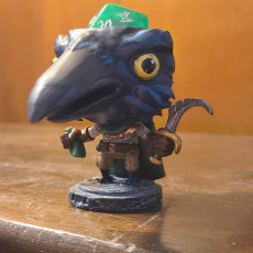Picture of print of Kenku Rogue Dice Head