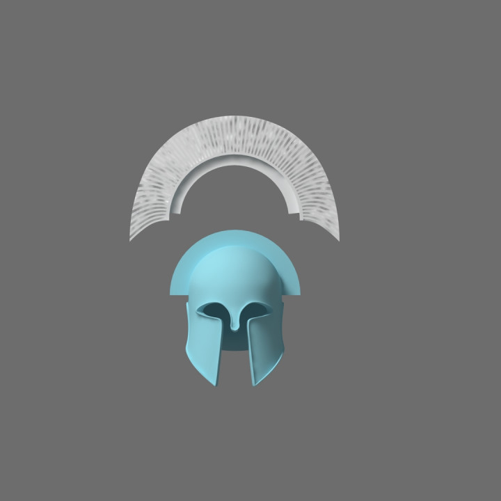 Corinthian Helmet with Transverse crest *Updated 4/2/2021 image