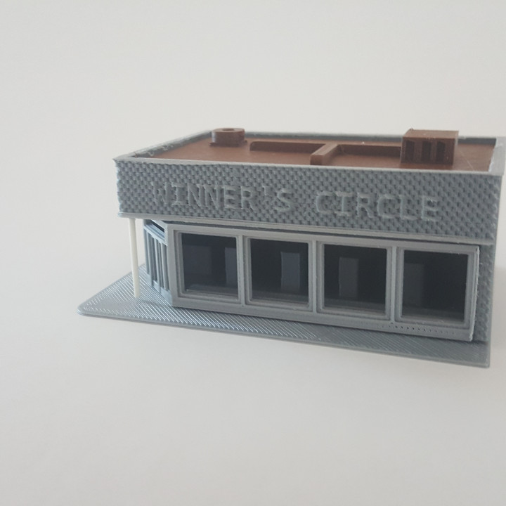 3D Printable N Scale Speed Shop Store by Patrick Powell