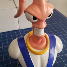 Picture of print of Earthworm Jim