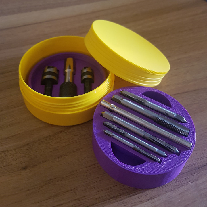 Tool Organizer (From Recycled Hair Wax Can) image