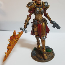 Picture of print of Justine (75mm Scale)