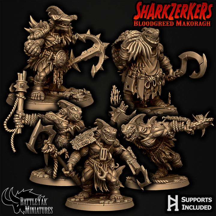 Sharkzerker Character Pack | Sharkzerkers image