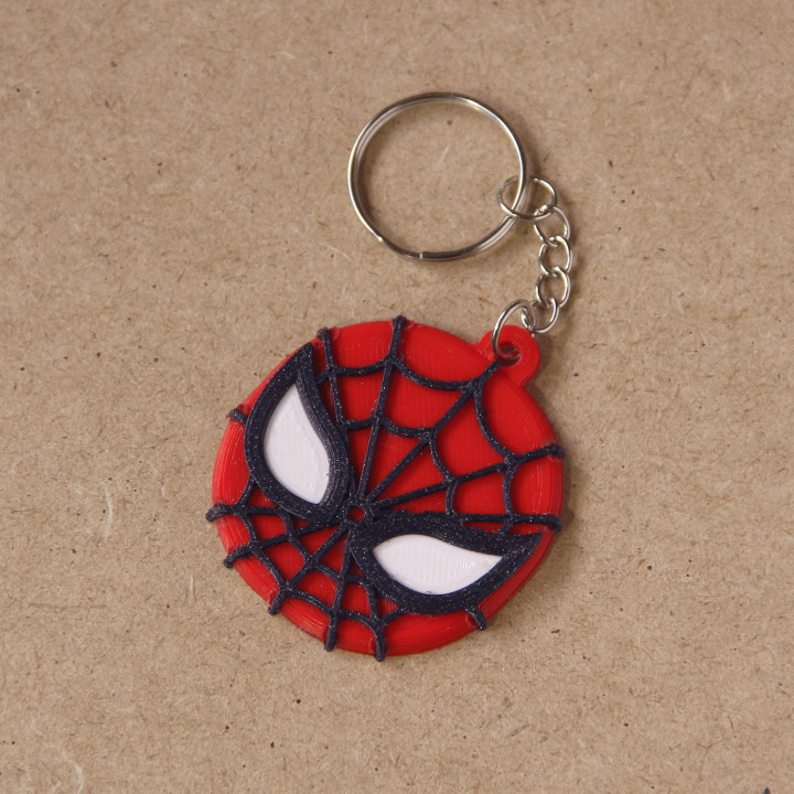 Keychain Multicolor Spiderman image