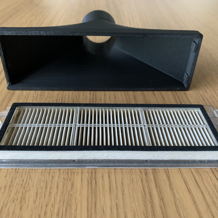 3D Printable Filter cleaning adapter for Xiaomi Roborock S6 vacuum by