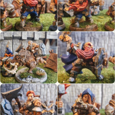Picture of print of Dwarven Oathbreakers (presupported)