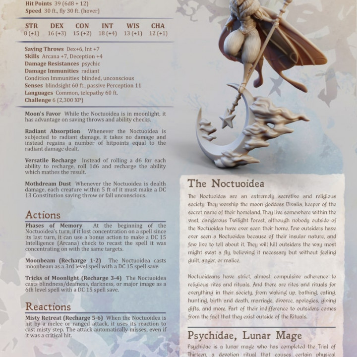 Psychidae, Noctuoidea Moth Mage (Pre-Supported) image