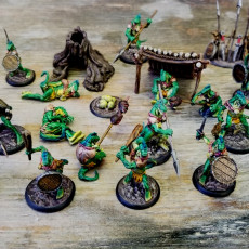 Picture of print of Lizardfolk Swamp Camp Mega Pack PRE-SUPPORTED
