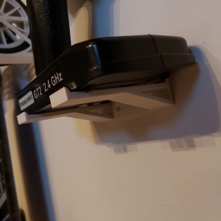 3D Printable Remote Control wall mount by Dominik