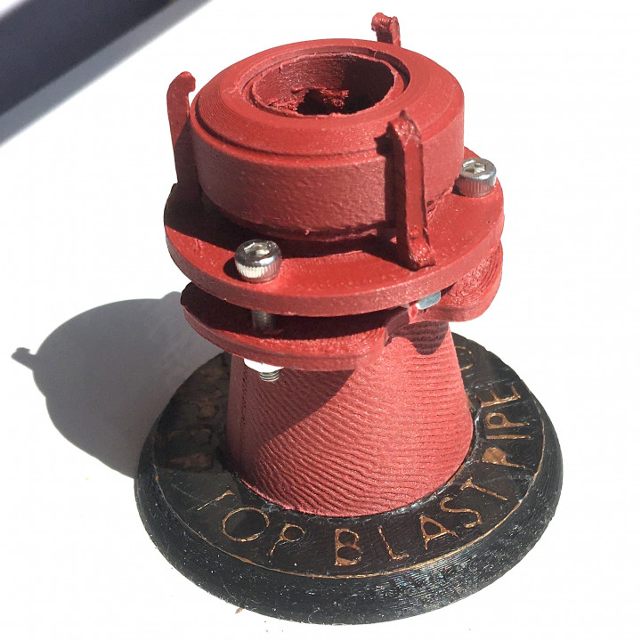 3D Printable GWR Steam "Jumper Top" Blast Pipe by James Bozeat
