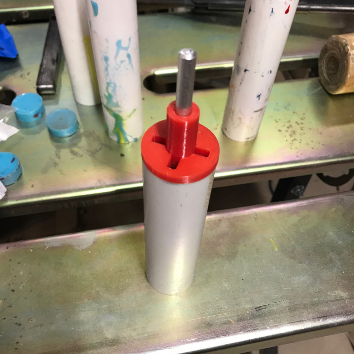 3D Printable Pen making jig for central drill guide in Alumalite blanks