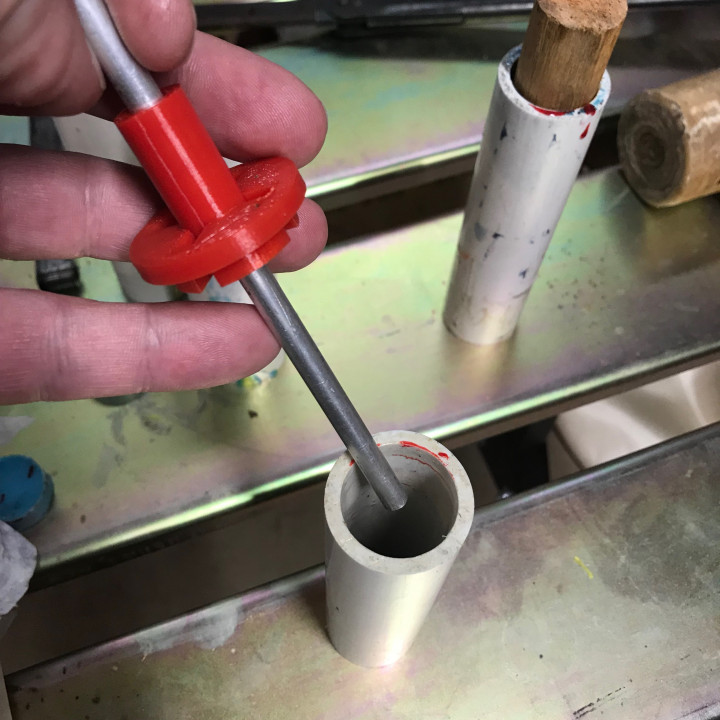 3D Printable Pen making jig for central drill guide in Alumalite blanks