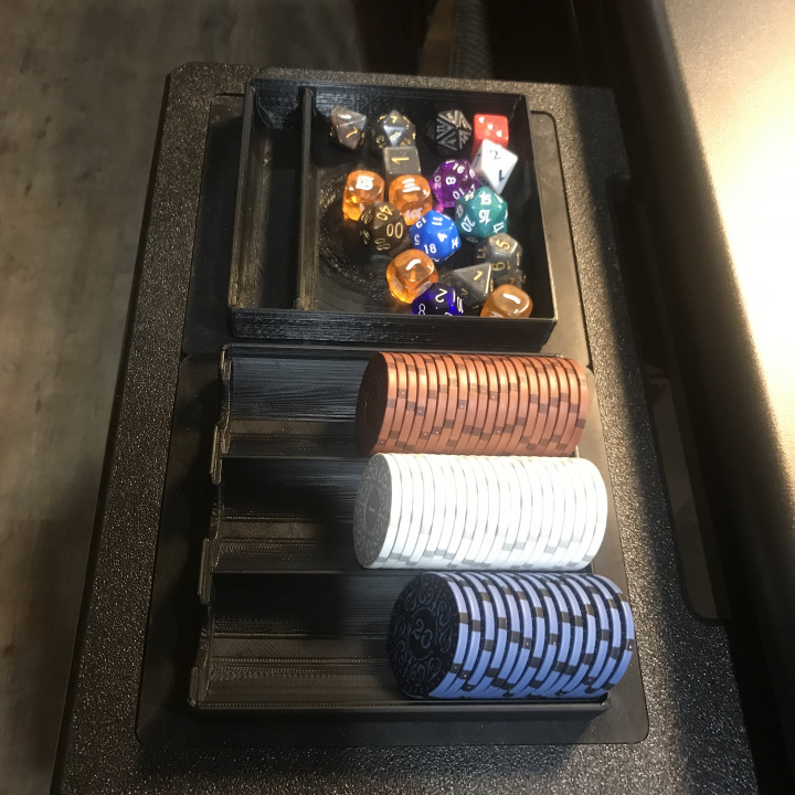 Game Table Accessories Poker Chip Tray image