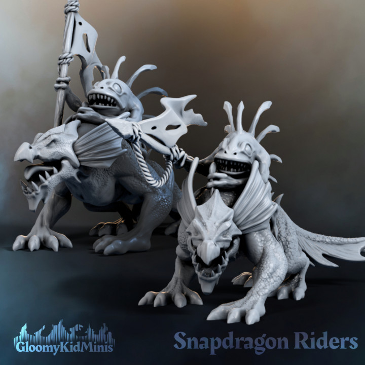 Snapdragons and snapdragon riders image