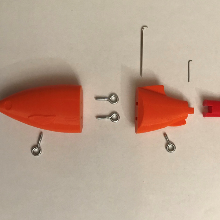 Swimbait fishing Lure 12.5cm (easy print and build) image