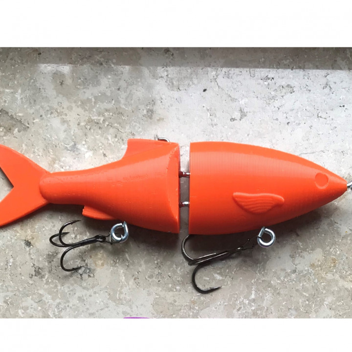 Glide Bait Fishing Lure 12.5cm (easy print and build) image