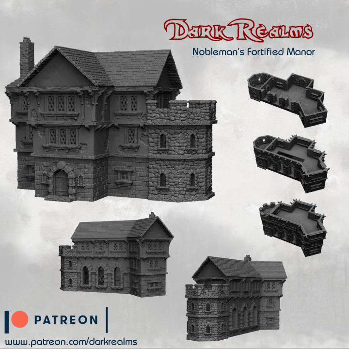 Dark Realms Fantasy Scenery - Fortified Manor image