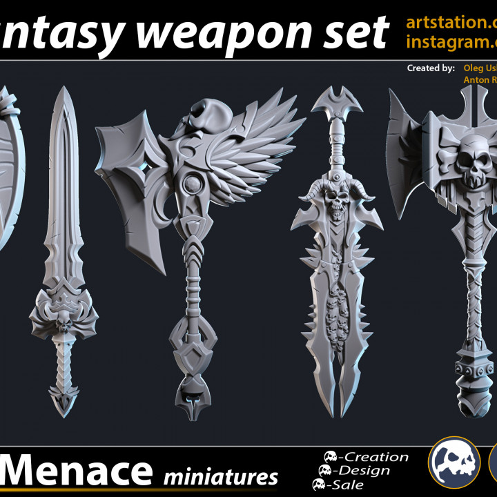 FREE Fantasy Weapon Set image