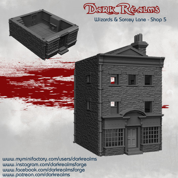 Victorian House #7, Dark offers Realms, 28mm