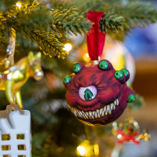 Picture of print of Beholder & Mimic Xmas Tree Ornaments