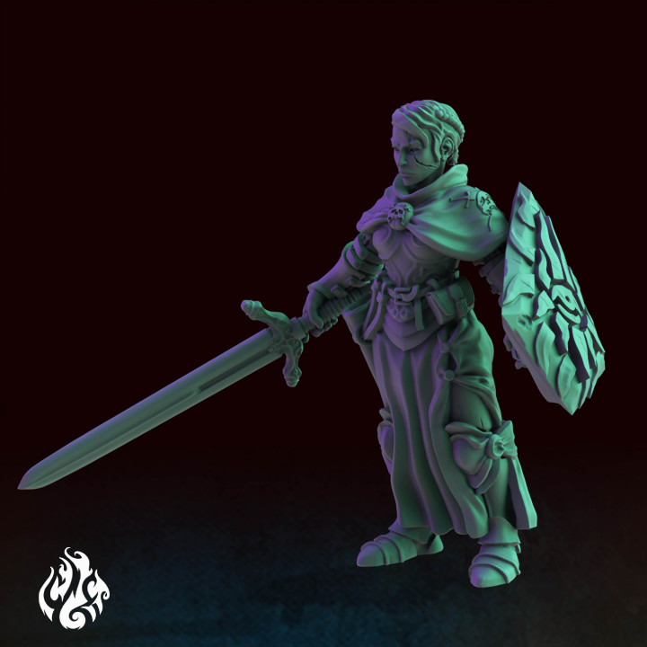 3D Printable Breanna, Inquisitor by Crippled God Foundry