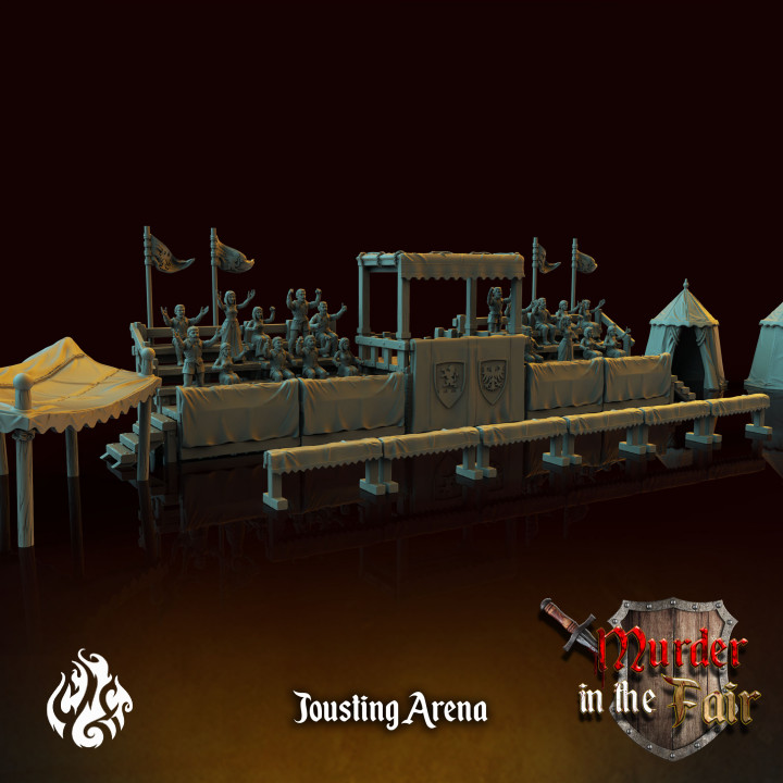Jousting Arena - FDM & Resin Supported image