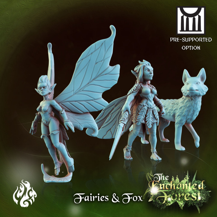 Fairies & Fox image