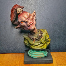 Picture of print of Goblin Topknot Bust [Pre-Supported]
