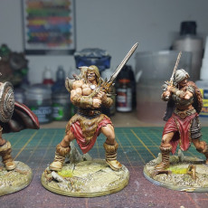 Picture of print of 32mm - Classic RPG barbarians bundle - MASTERS OF DUNGEONS QUEST