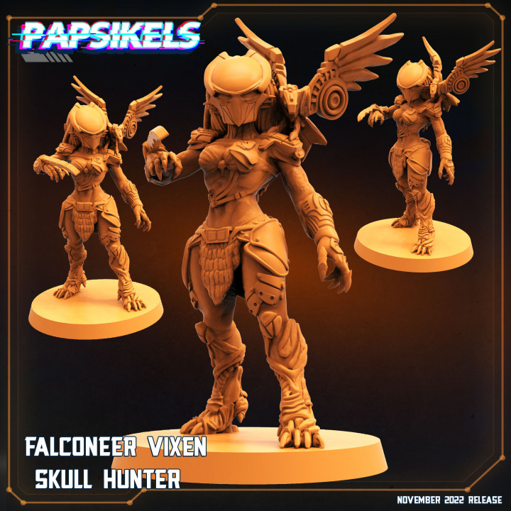 FALCONEER VIXEN SKULL HUNTER