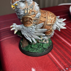 Picture of print of Owlbear pre-supported